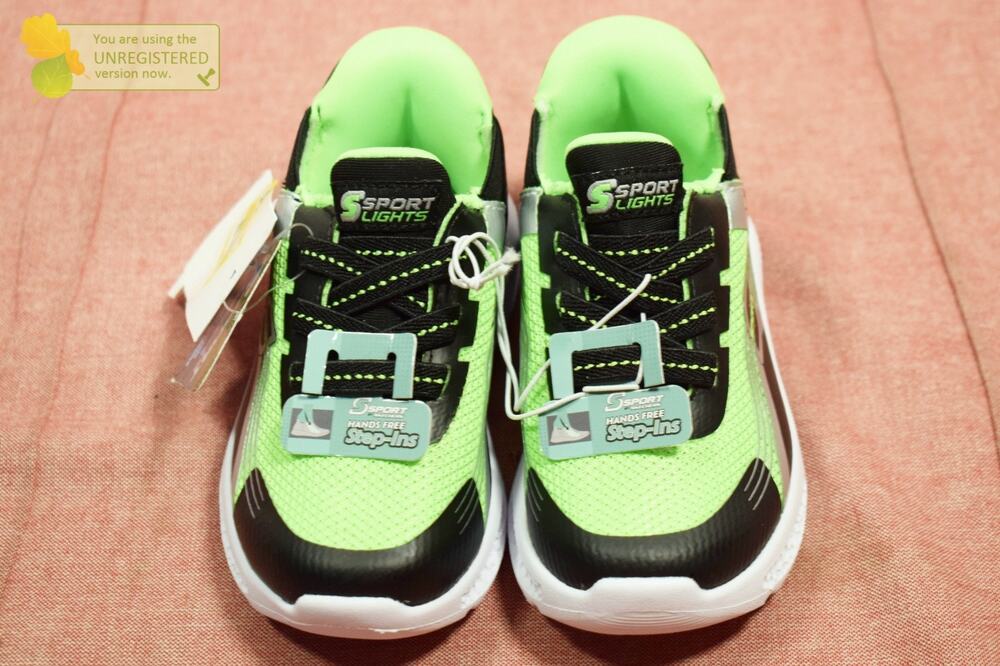 S Sport By Skechers Toddler Myles Sneakers Lime Green 7T